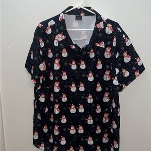 Men’s XL Christmas shirt - worn once, excellent question